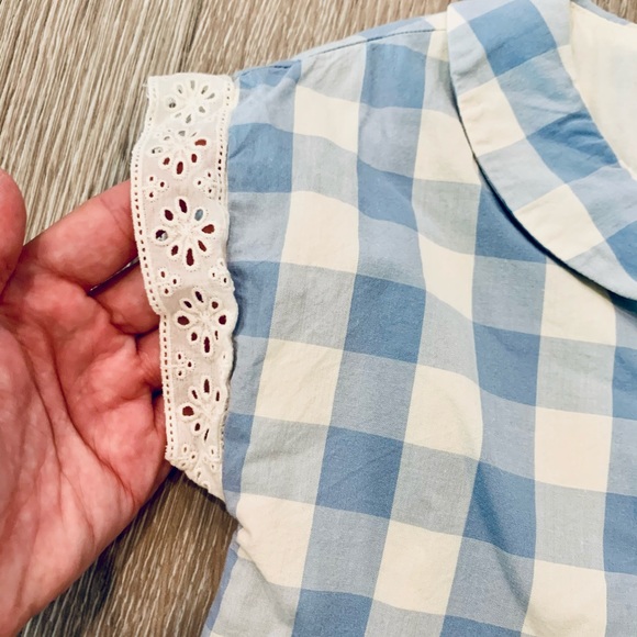 NEW Gap Girls Plaid and Lace Dress 5y - Picture 3 of 7